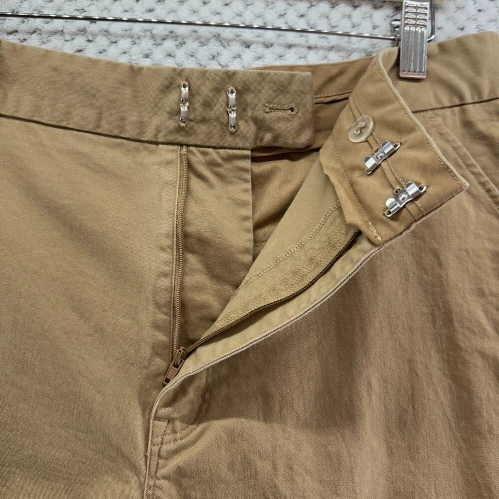 Good American Skate Pants Womens 12/31 Good Khaki Wide Straight Leg High Rise - Picture 5 of 15